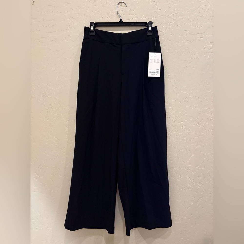 Athleta NWT Pinnacle Trouser Black Wide Leg Pants